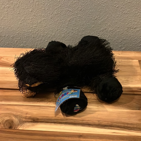 Ganz Webkinz Lil' Kinz Black Bear Cub Stuffed Animal 8” - Picture 3 of 6